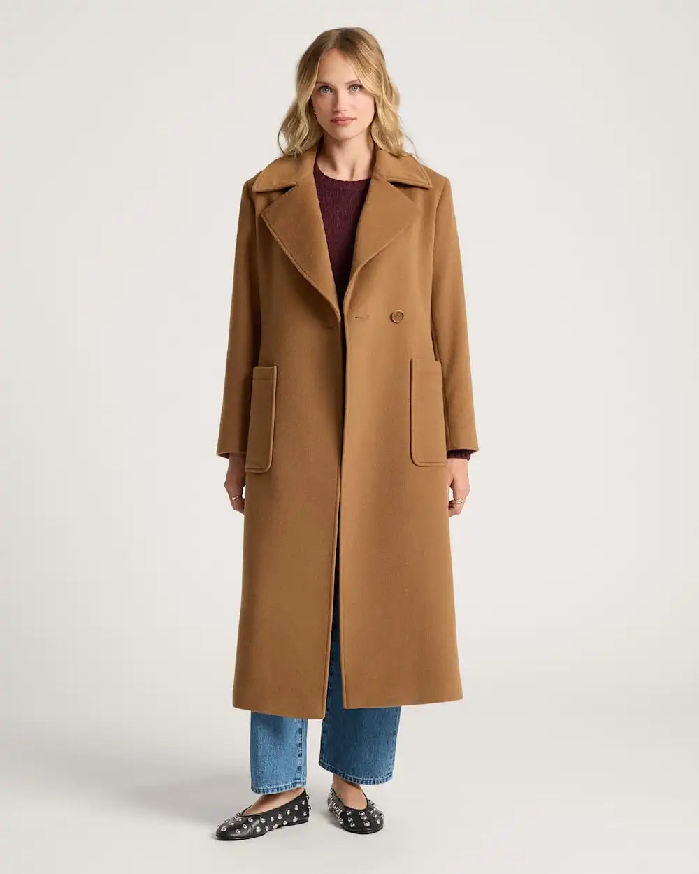 WOMEN'S NOB HILL WOOL WRAP COAT