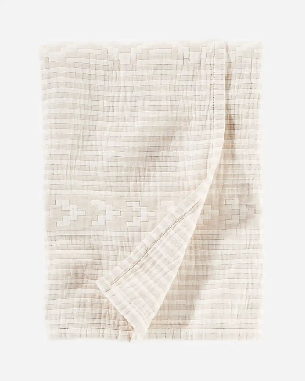 GANADO COTTON MATELASSE COVERLET