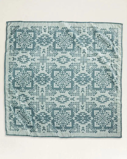 OPAL SPRINGS COTTON MATELASSE COVERLET SET