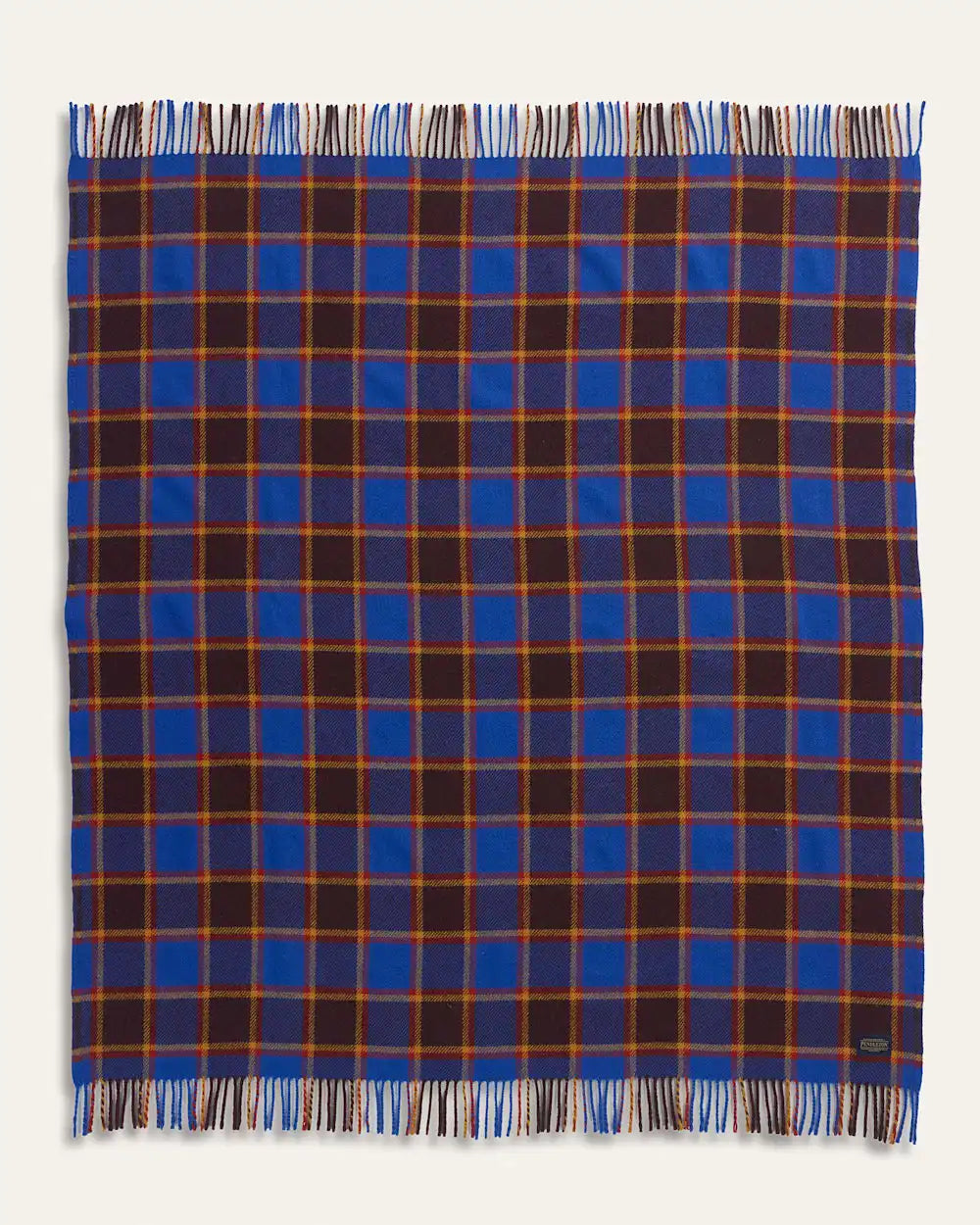 ECO-WISE WOOL FRINGED THROW