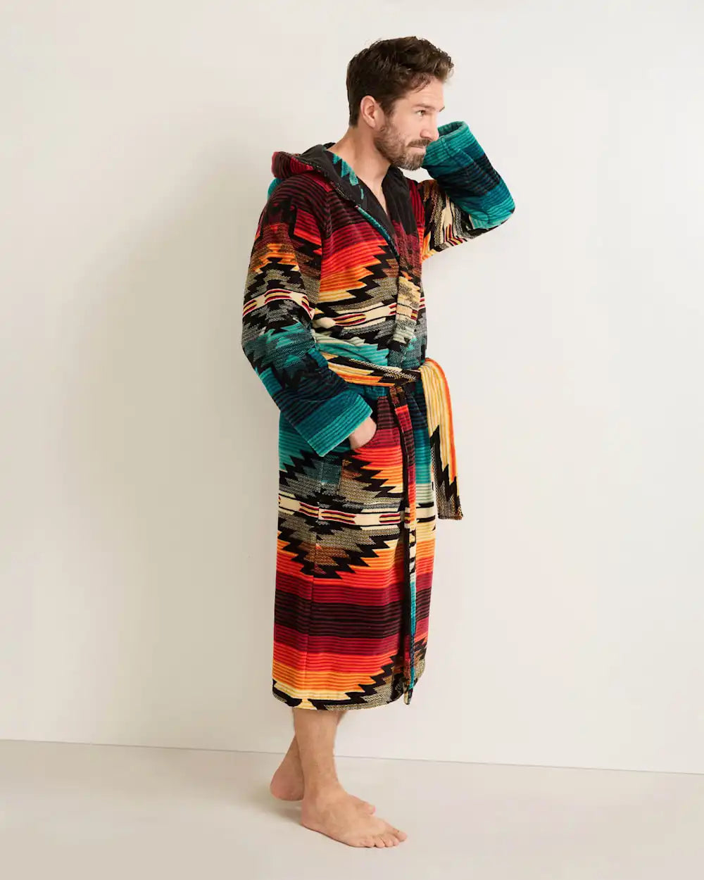 UNISEX COTTON TERRY VELOUR BATHROBE