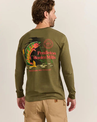 MEN'S LONG-SLEEVE FRESHWATER FISHING GRAPHIC TEE