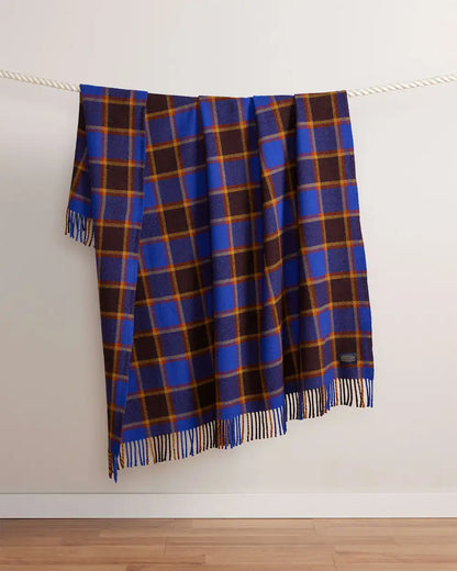 ECO-WISE WOOL FRINGED THROW