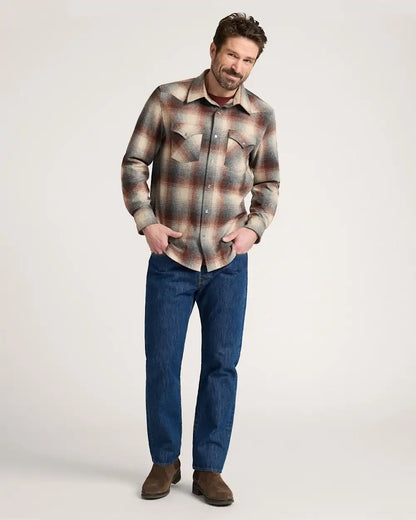 MEN'S PLAID SNAP-FRONT WESTERN CANYON SHIRT