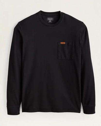 MEN'S LONG-SLEEVE DESCHUTES POCKET TEE