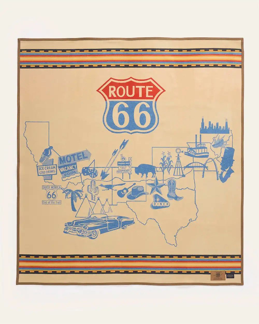 ROUTE 66 100TH ANNIVERSARY BLANKET