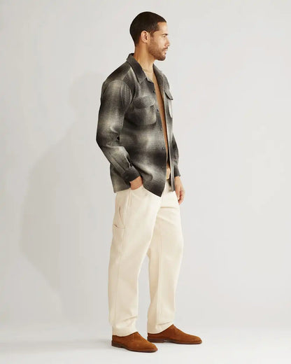 MEN'S PLAID BOARD SHIRT