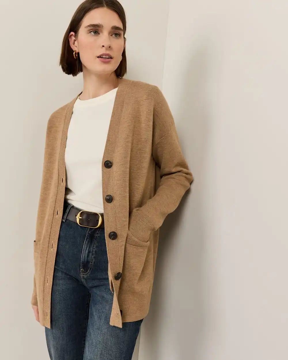 WOMEN'S RELAXED MERINO CARDIGAN