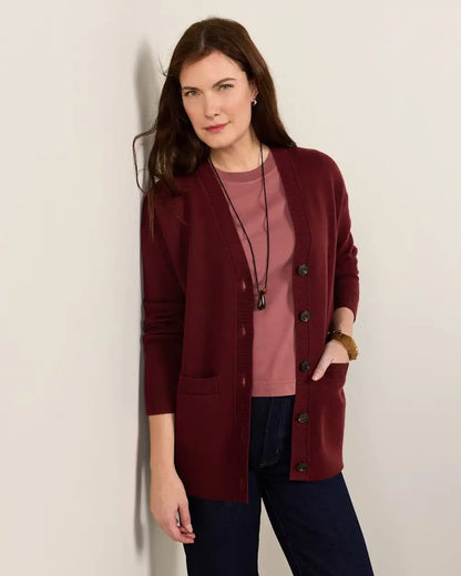 WOMEN'S RELAXED MERINO CARDIGAN