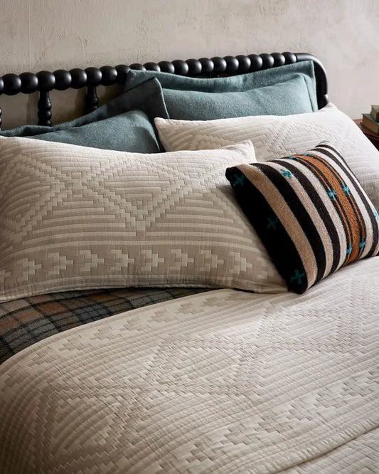 GANADO COTTON MATELASSE COVERLET SET