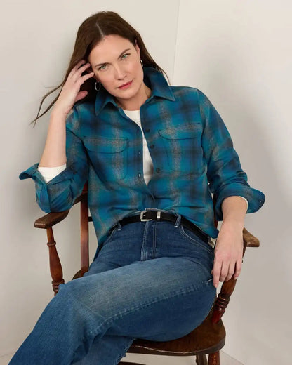 WOMEN'S PLAID BOARD SHIRT