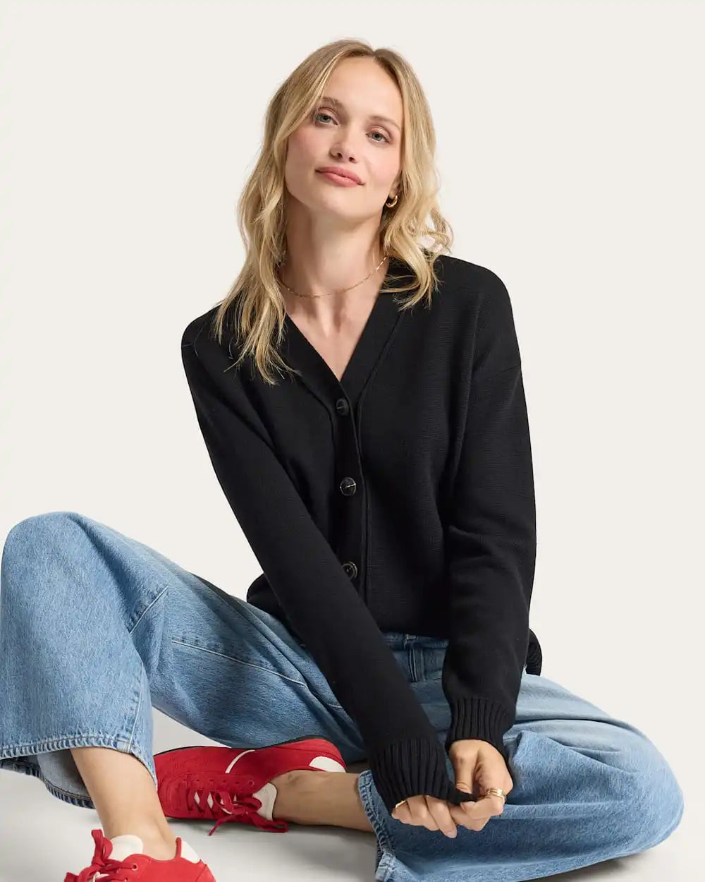 WOMEN'S RELAXED MERINO CARDIGAN