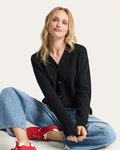 WOMEN'S RELAXED MERINO CARDIGAN