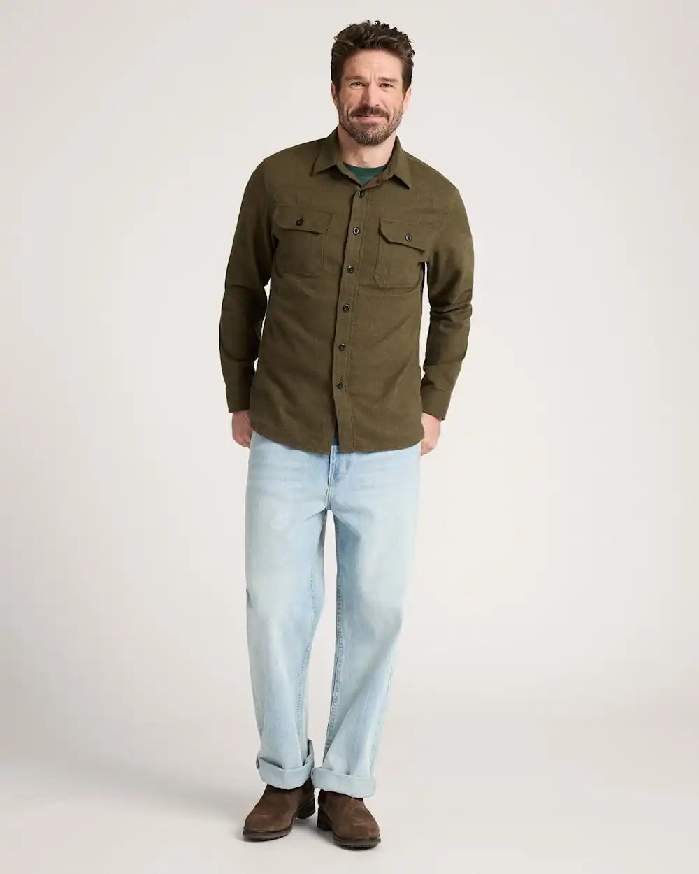 MEN'S BURNSIDE COTTON FLANNEL SHIRT