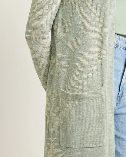 WOMEN'S TEXTURED DUSTER CARDIGAN