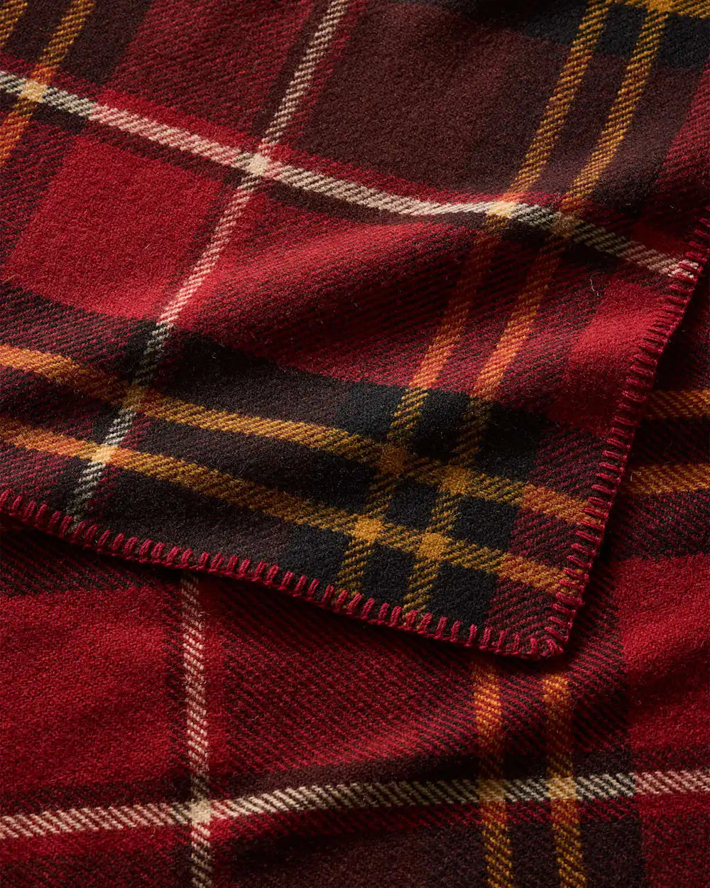 ECO-WISE WOOL PLAID/STRIPE BLANKET