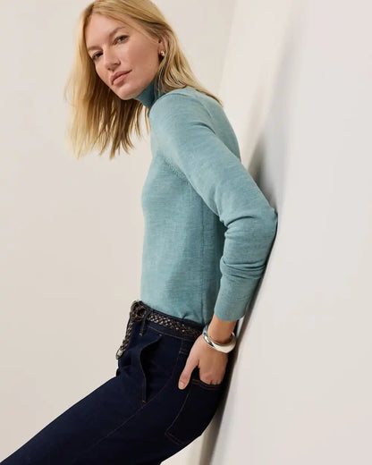 WOMEN'S MERINO TURTLENECK