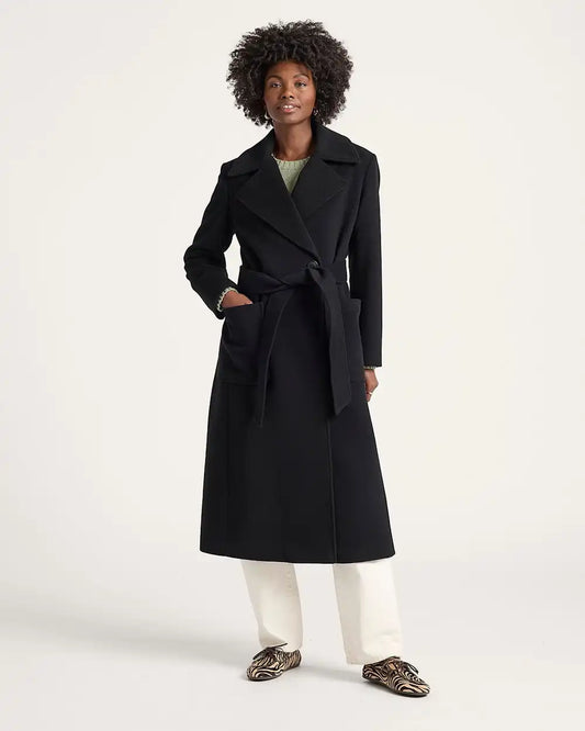WOMEN'S NOB HILL WOOL WRAP COAT