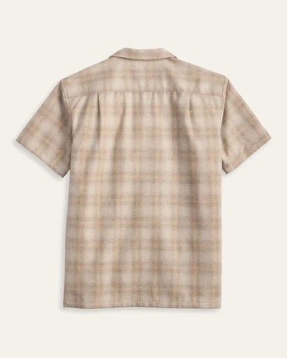 MEN'S SHORT-SLEEVE PLAID BOARD SHIRT