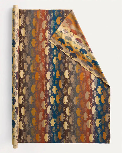 LAND OF THE BUFFALO HEAVYWEIGHT JACQUARD FABRIC