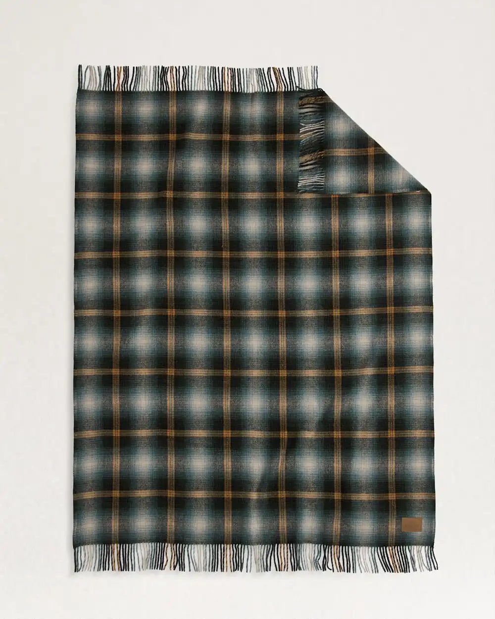 MOTOR ROBE THROW WITH LEATHER CARRIER