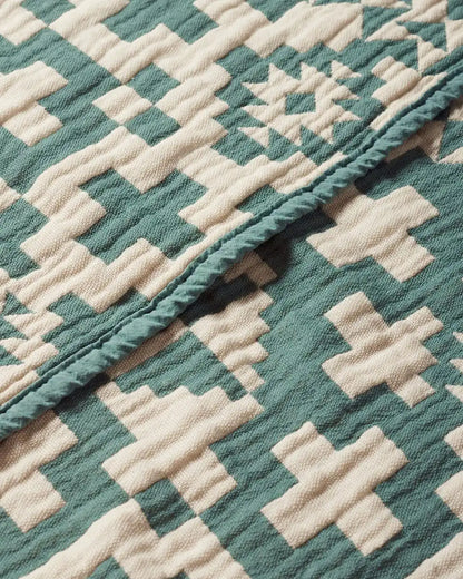 BLUE RIDGE ORGANIC COTTON BABY BLANKET