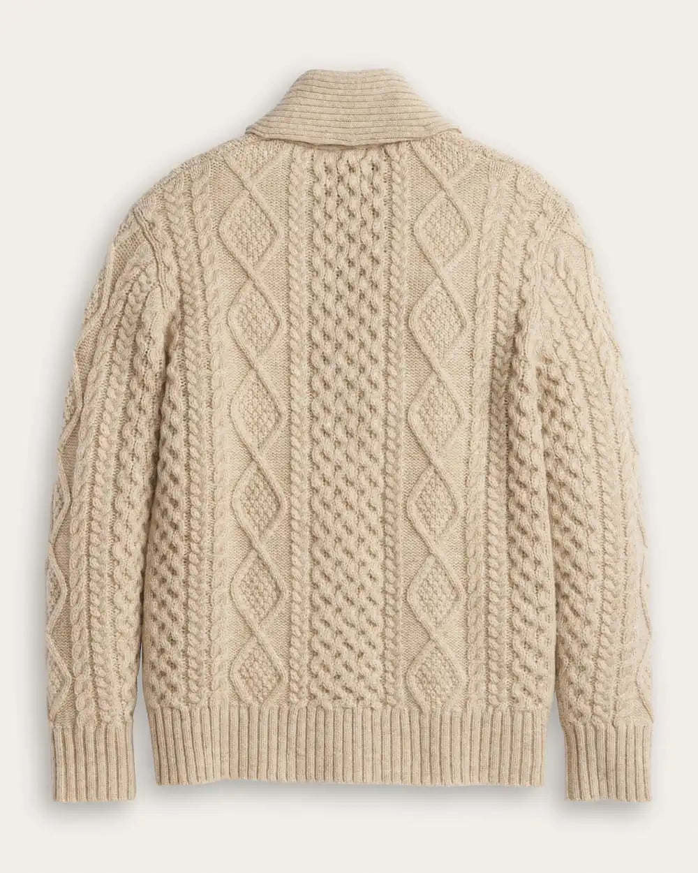 WOMEN'S FISHERMAN WOOL CARDIGAN
