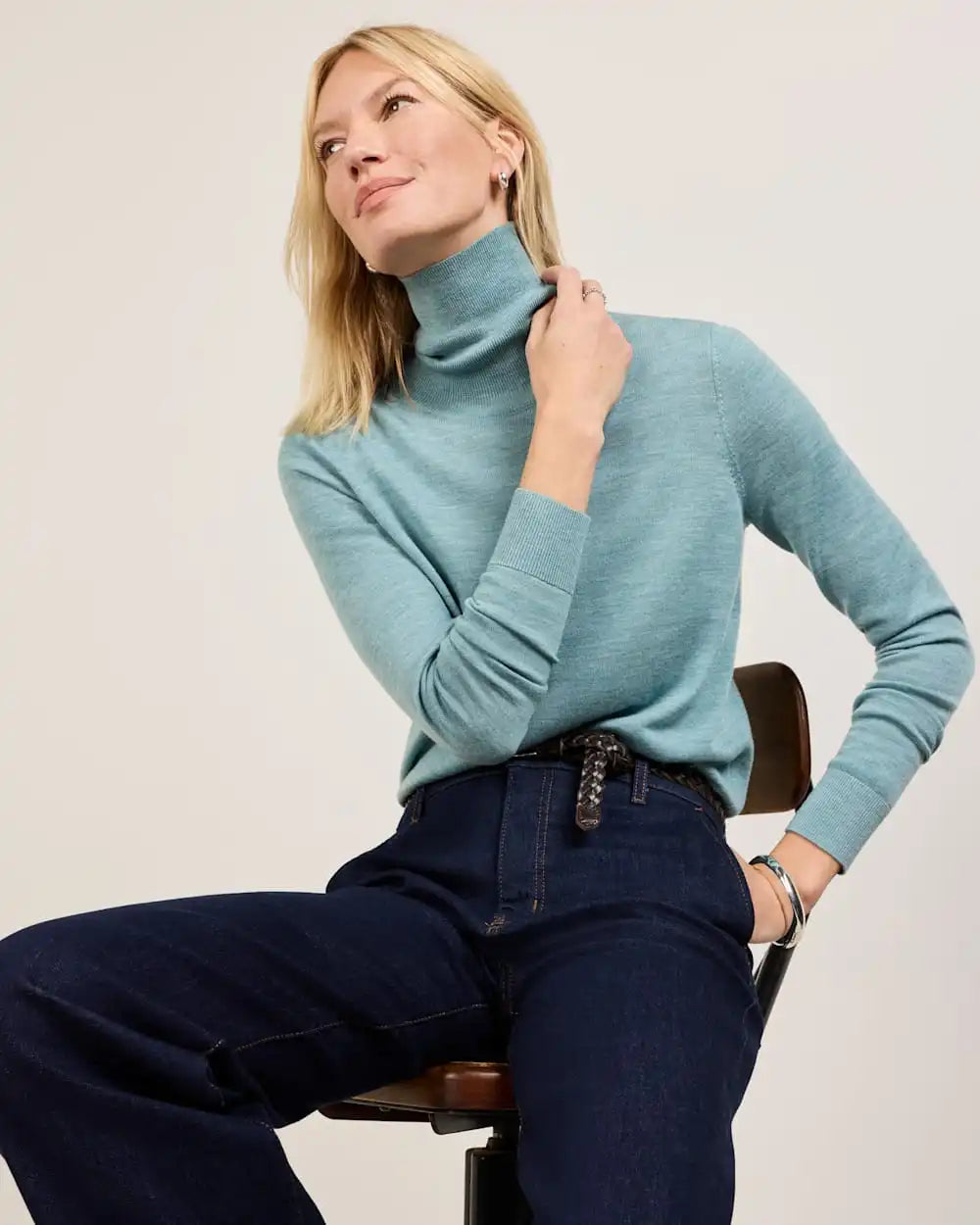 WOMEN'S MERINO TURTLENECK