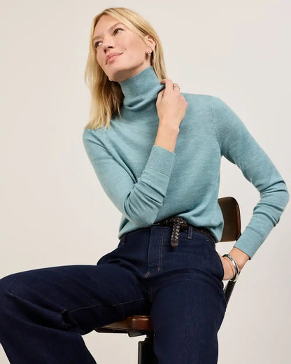 WOMEN'S MERINO TURTLENECK