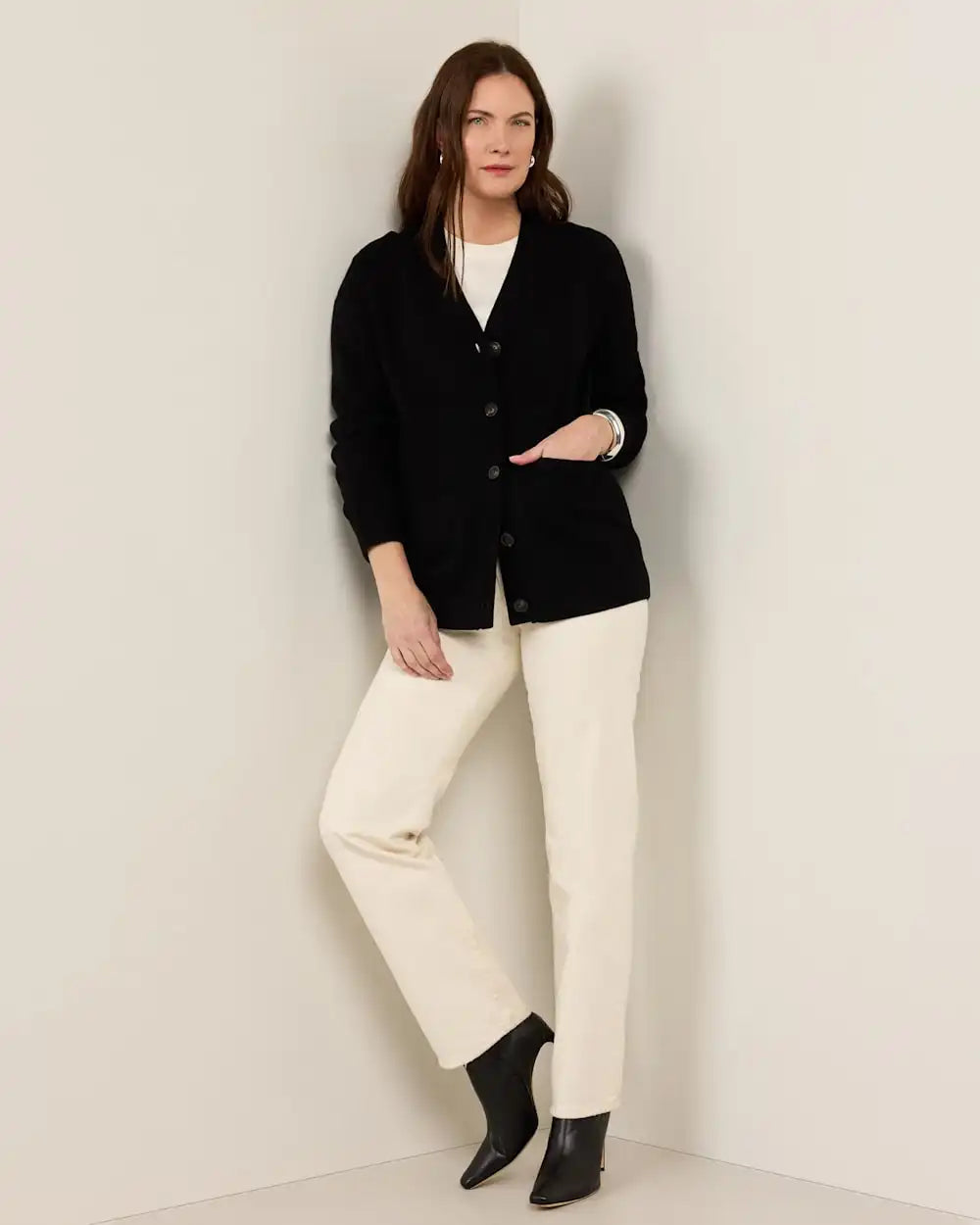 WOMEN'S RELAXED MERINO CARDIGAN
