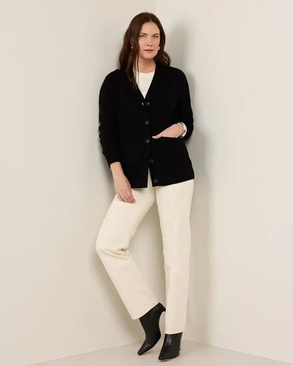 WOMEN'S RELAXED MERINO CARDIGAN