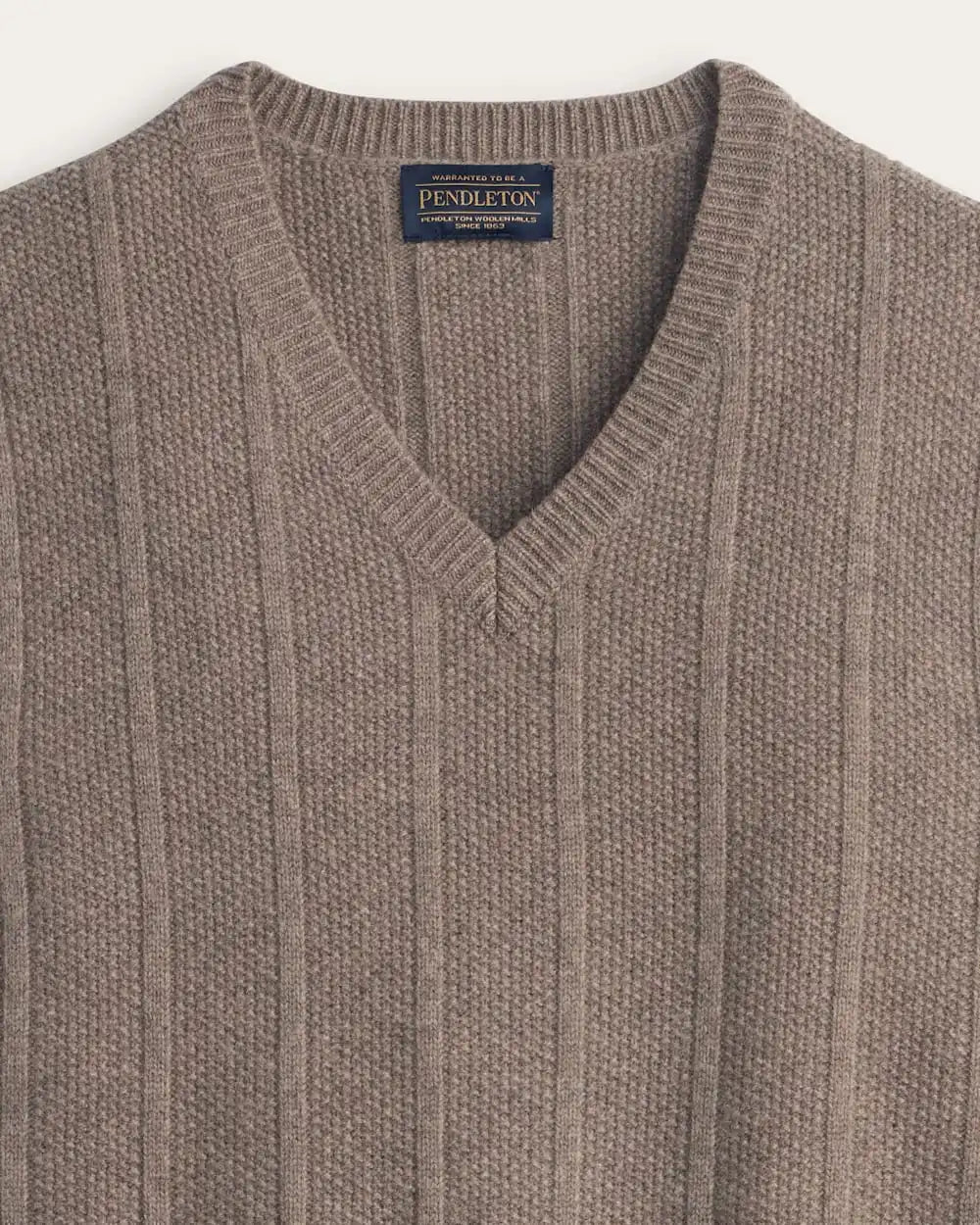 MEN'S MIXED STITCH MERINO SWEATER VEST