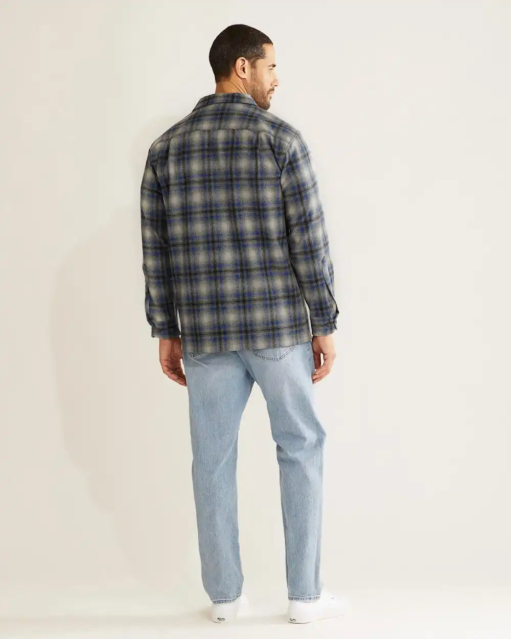MEN'S PLAID BOARD SHIRT