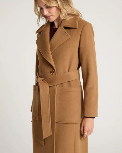 WOMEN'S NOB HILL WOOL WRAP COAT