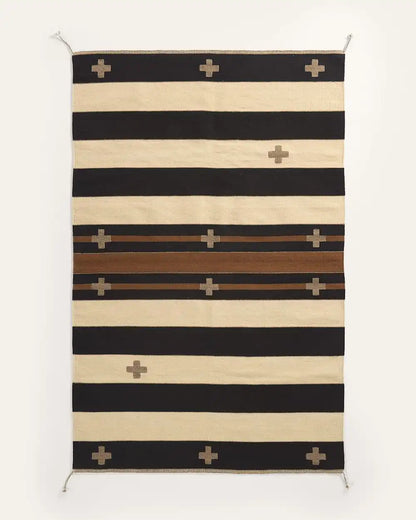 TURQUOISE CROSSES RUG