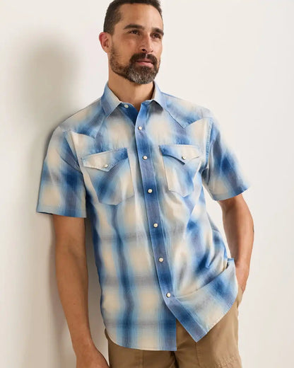 MEN'S SHORT-SLEEVE PLAID FRONTIER SHIRT