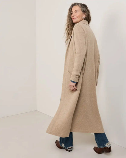 WOMEN'S LAMBSWOOL DUSTER CARDIGAN