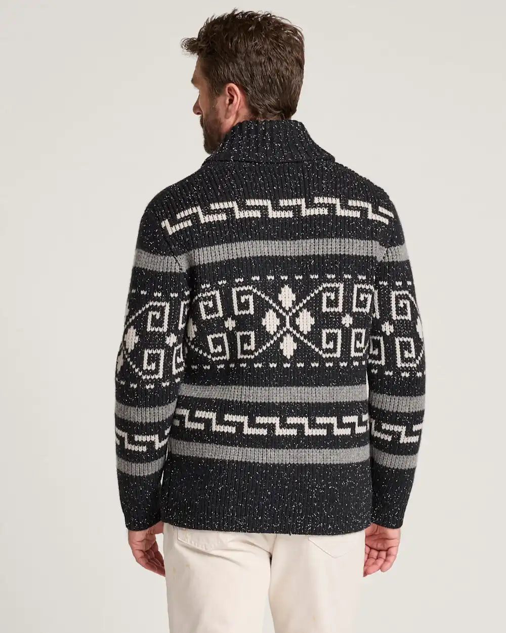 MEN'S WESTERLEY DONEGAL LAMBSWOOL CARDIGAN