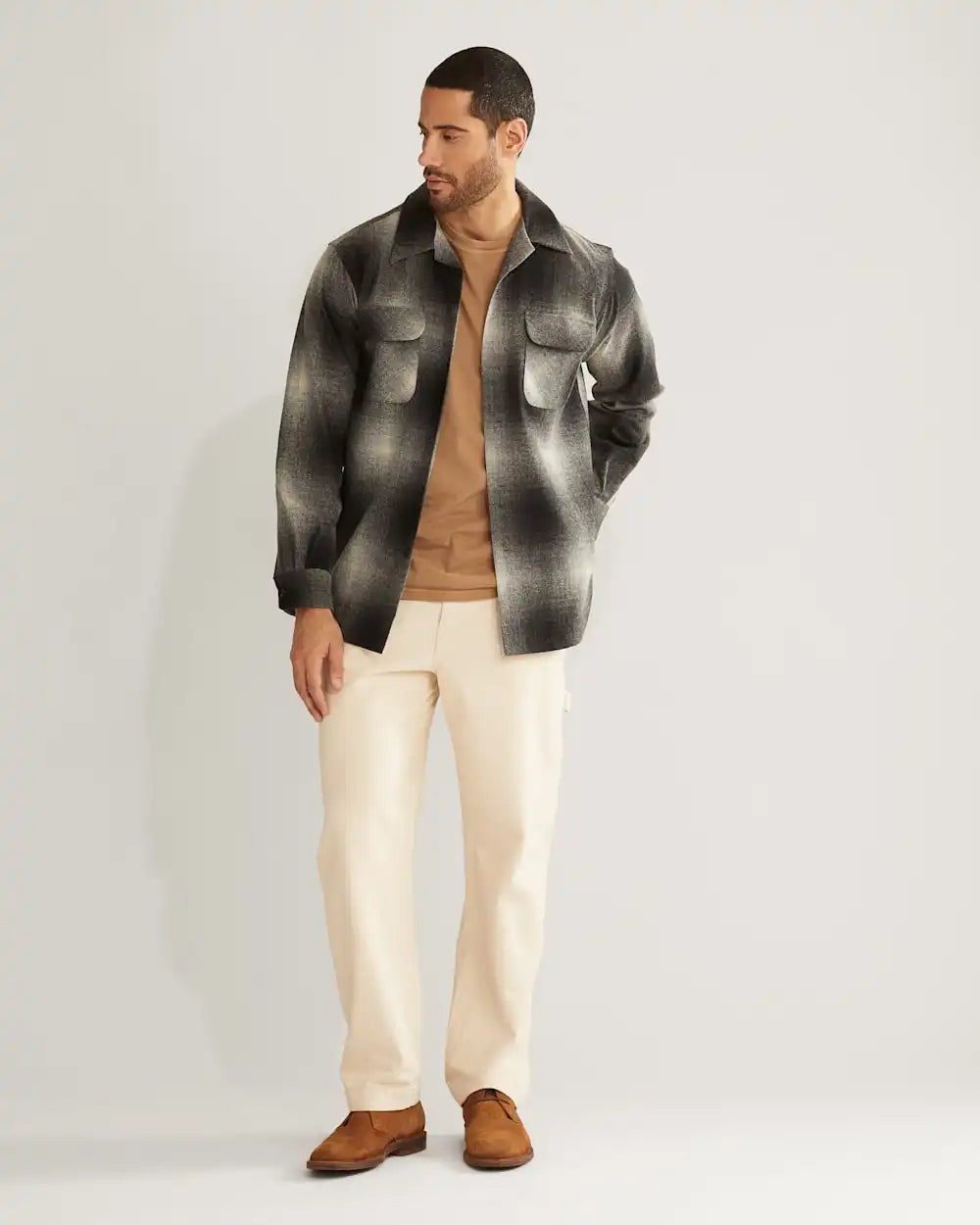 MEN'S PLAID BOARD SHIRT