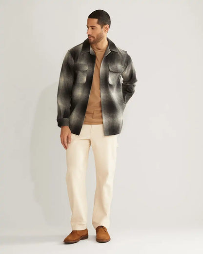 MEN'S PLAID BOARD SHIRT