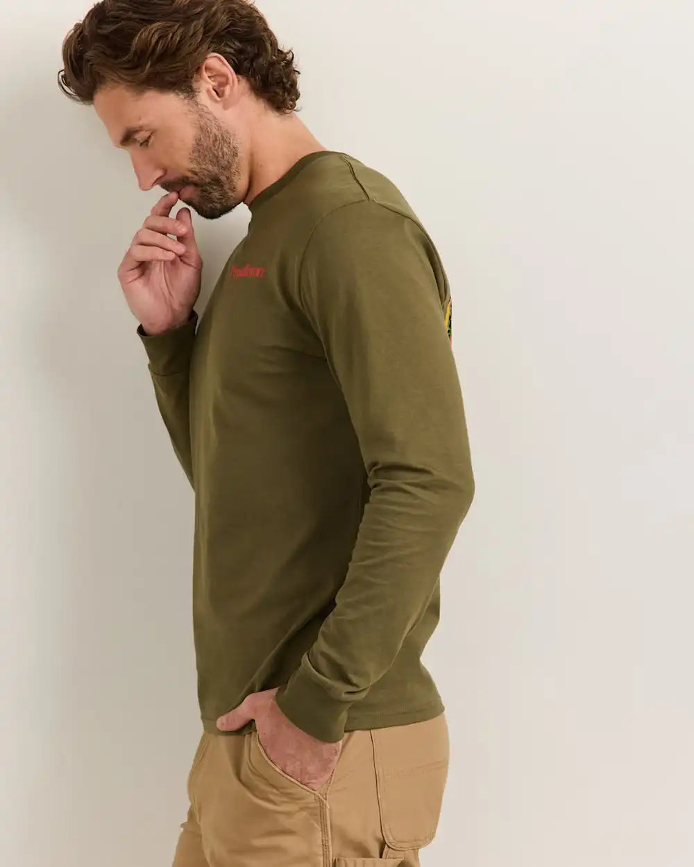 MEN'S LONG-SLEEVE FRESHWATER FISHING GRAPHIC TEE