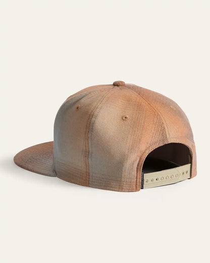 PLAID FLAT BRIM HAT