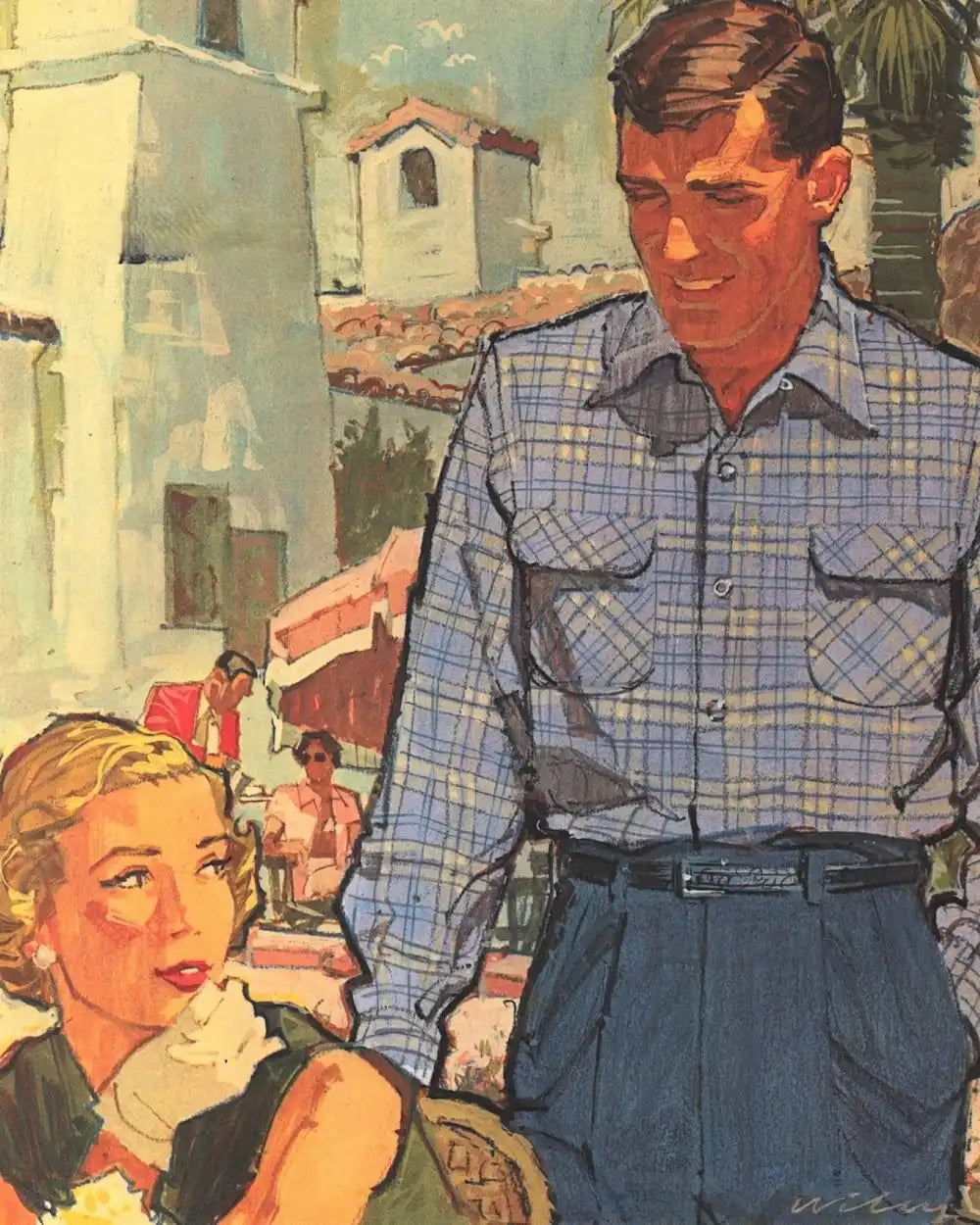 MEN'S PLAID BOARD SHIRT