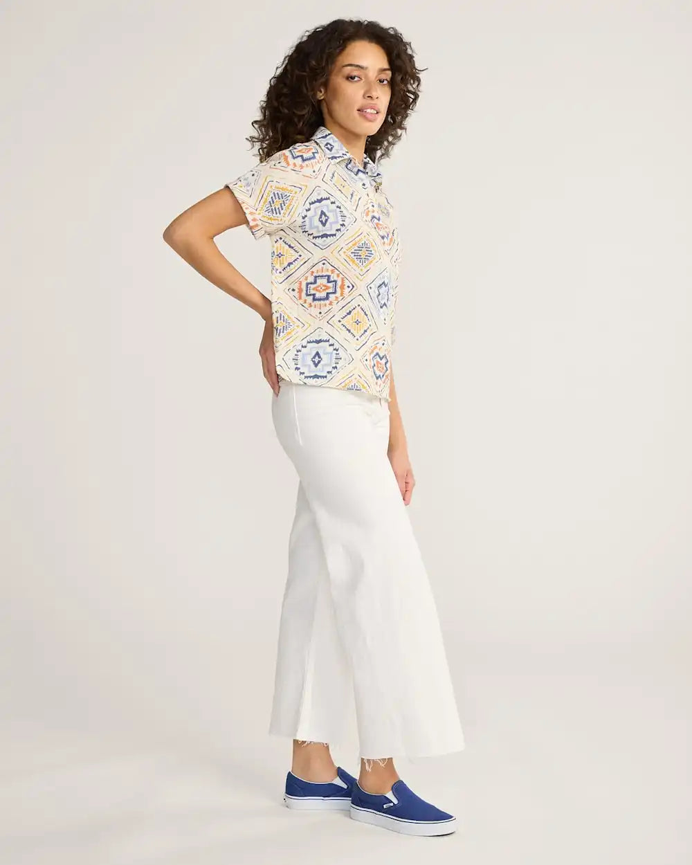 WOMEN'S COTTON GAUZE SHIRT