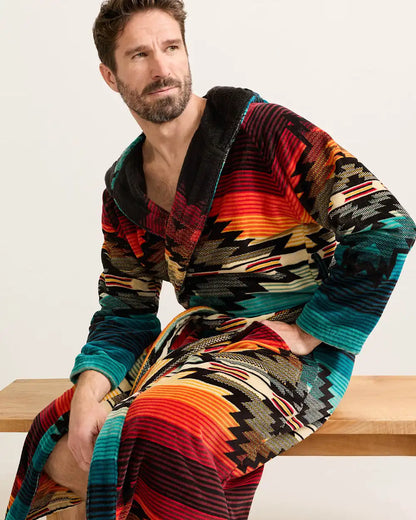 UNISEX COTTON TERRY VELOUR BATHROBE
