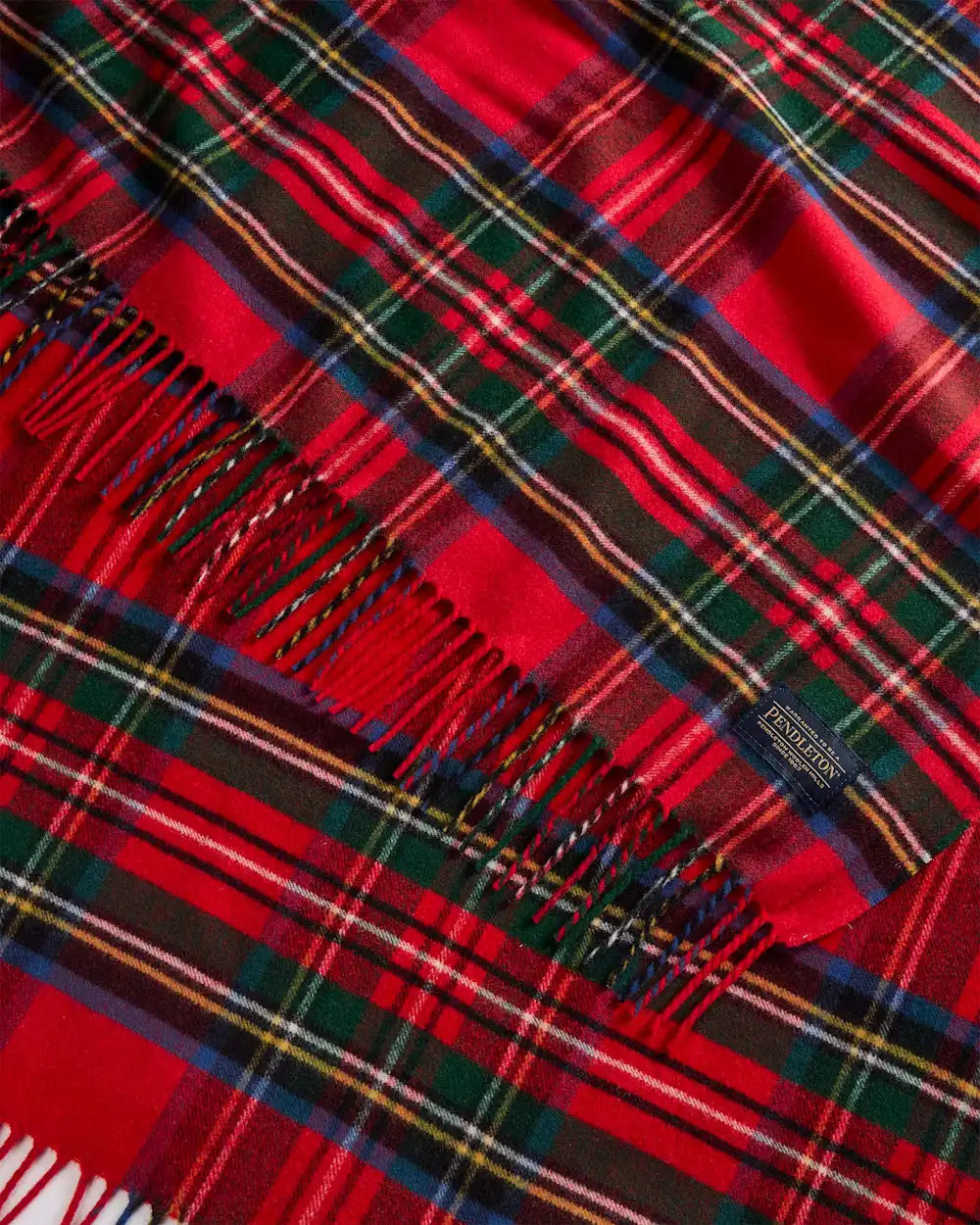 PLAID 5TH AVENUE MERINO THROW