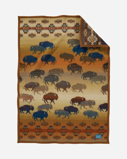 PRAIRIE RUSH HOUR CRIB BLANKET