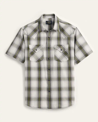 MEN'S SHORT-SLEEVE PLAID FRONTIER SHIRT