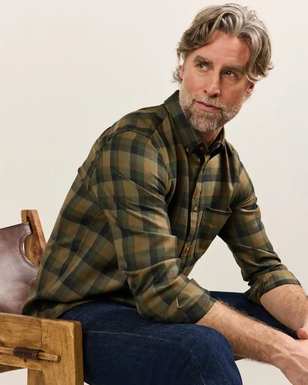 MEN'S PLAID MILL MERINO SHIRT