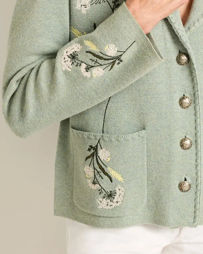 WOMEN'S FLORAL SOUVENIR CARDIGAN